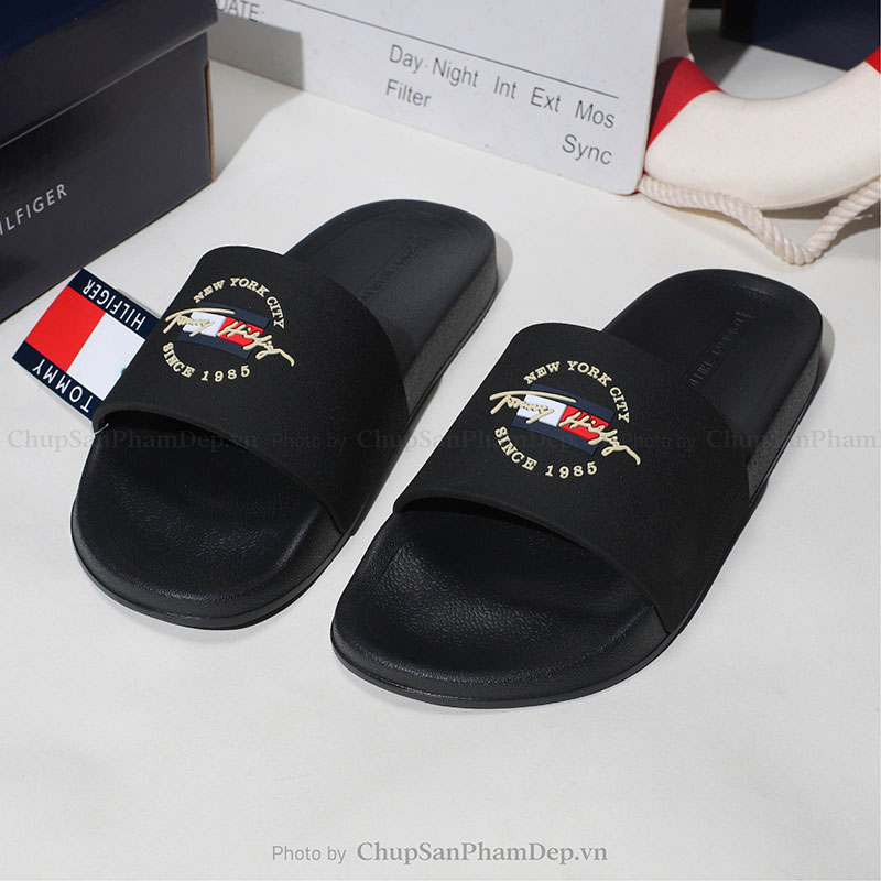 Dép Quai Ngang Tommy Hilfiger Logo Trơn Siêu Hot