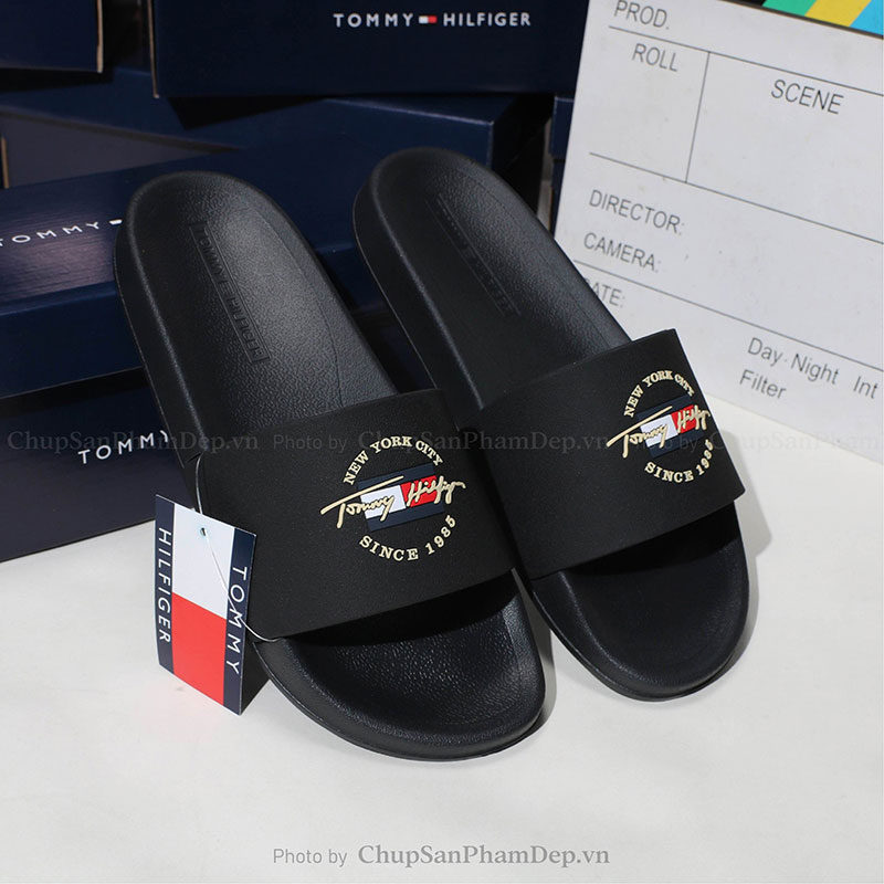 Dép Quai Ngang Tommy Hilfiger Logo Trơn Siêu Hot