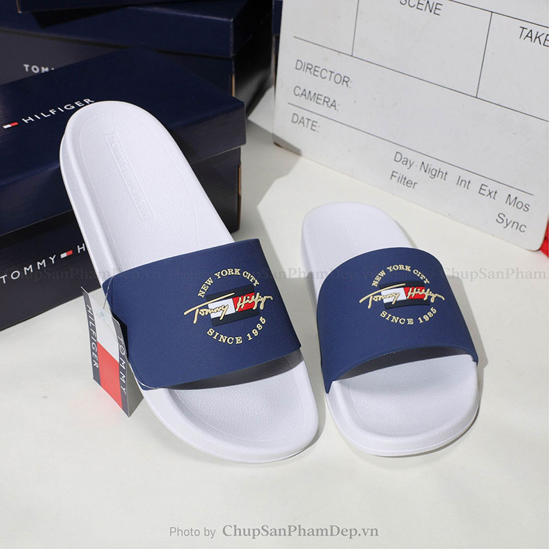 Dép Quai Ngang Tommy Hilfiger Logo Trơn Siêu Hot