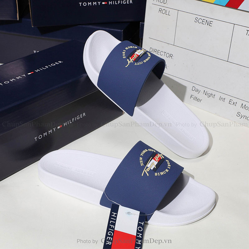 Dép Quai Ngang Tommy Hilfiger Logo Trơn Siêu Hot