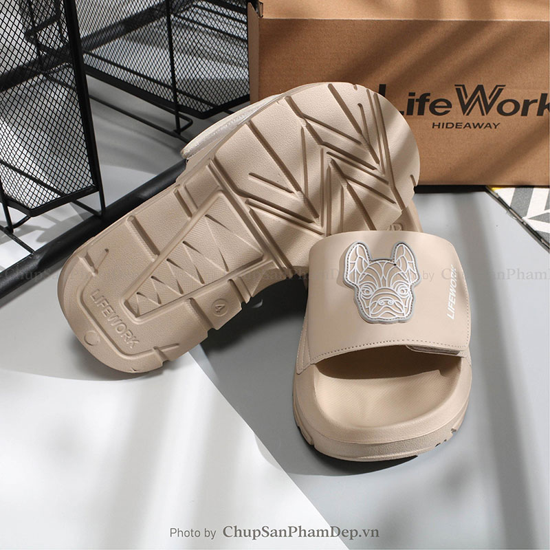 Dép Quai Xé Lifework Logo Nổi Siêu Hot 