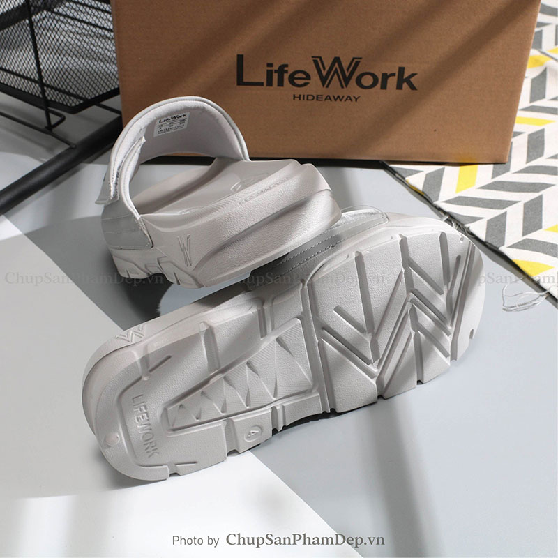 Dép Quai Xé Lifework Logo Nổi Siêu Hot 