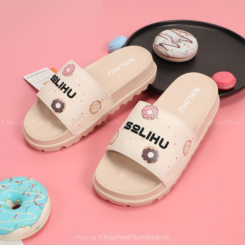 Dép Solihu Donut Đế Màu Hot Trend