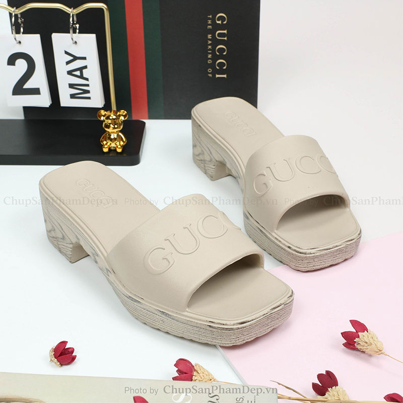 Đúc 6P Gucci Đế Vân Gỗ Sang Trọng Cao Cấp