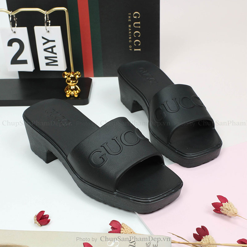 Đúc 6P Gucci Đế Vân Gỗ Sang Trọng Cao Cấp