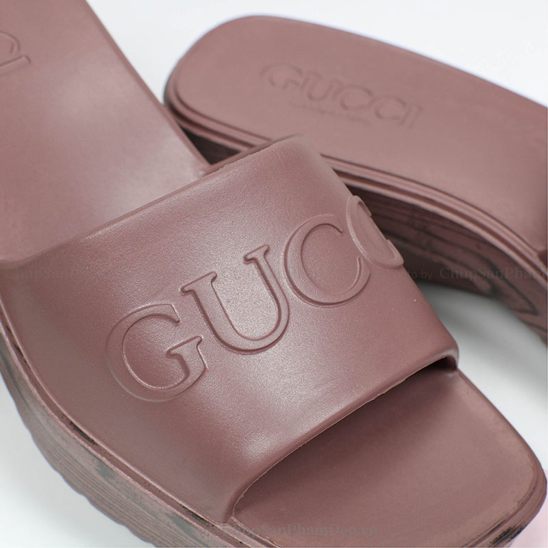 Đúc 6P Gucci Đế Vân Gỗ Sang Trọng Cao Cấp