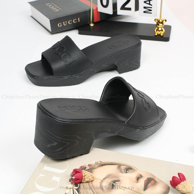 Đúc 6P Gucci Đế Vân Gỗ Sang Trọng Cao Cấp