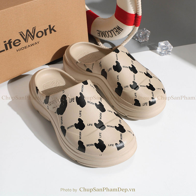 Sục Lifework 3D Hoa Văn Họa Tiết Dog