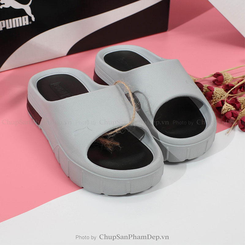 Dép Puma 5P Đế Màu Cao Cấp