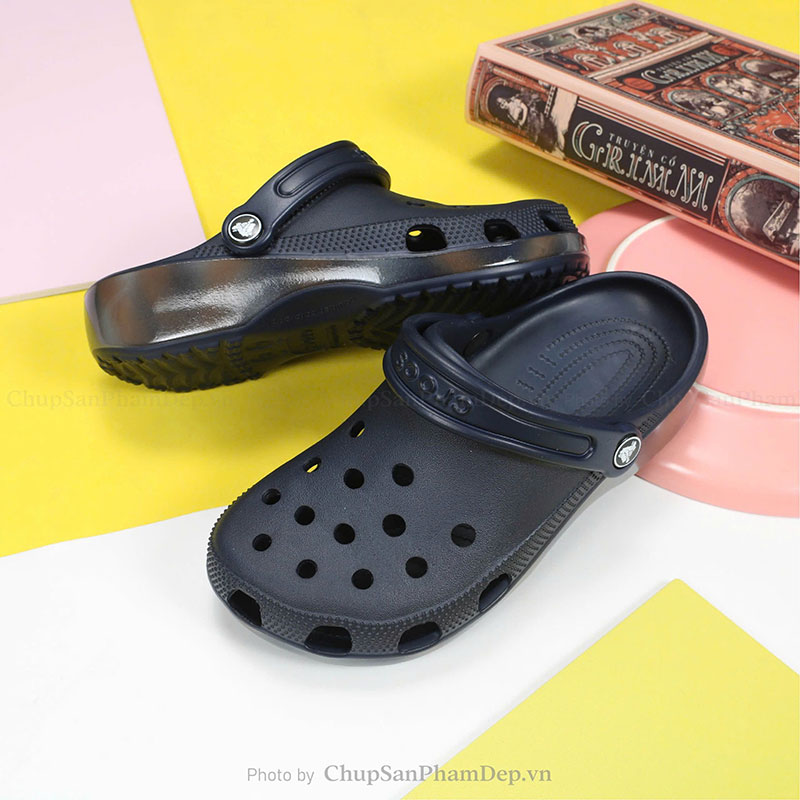 Sục Crocs 4P Đế Loang Màu 3D Cá Tính