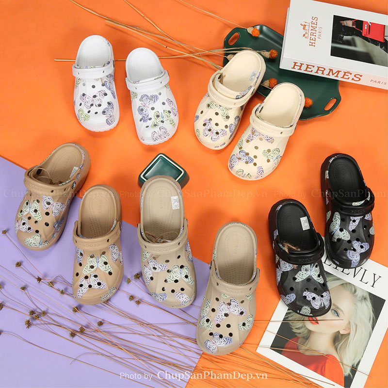 Sục Crocs Bella Butterfly Trẻ Trung