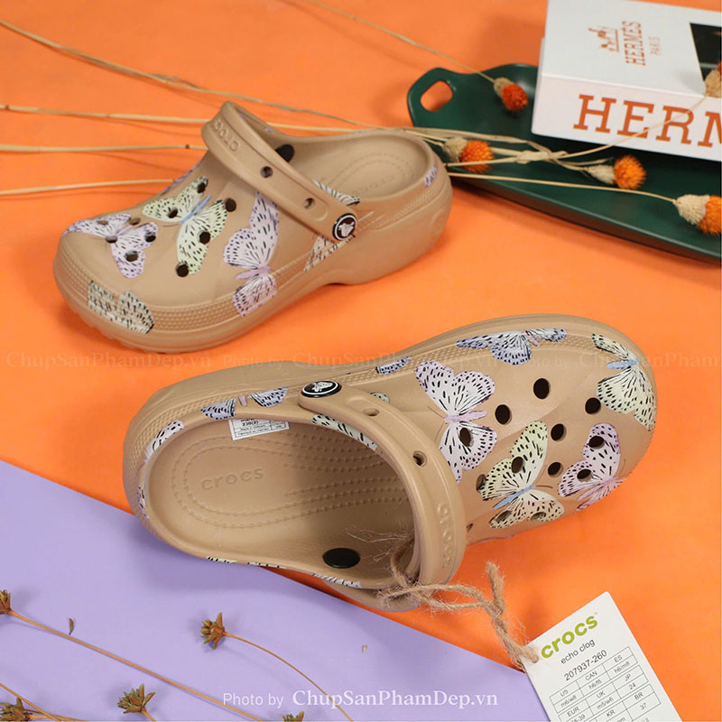 Sục Crocs Bella Butterfly Trẻ Trung