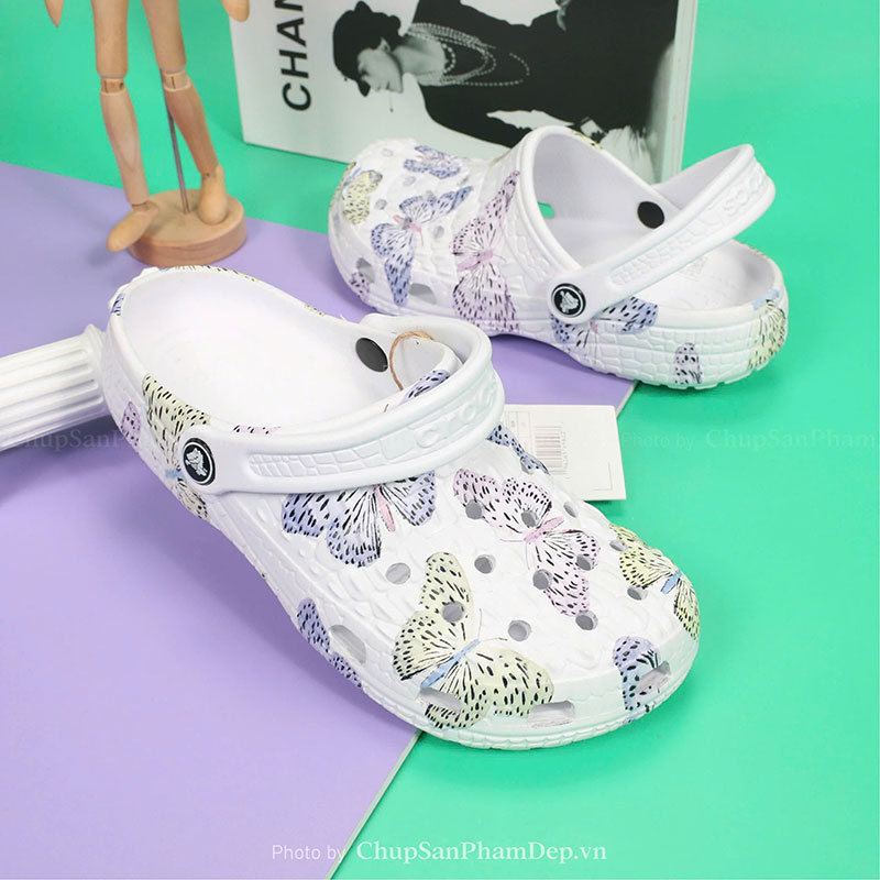 Sục Crocs Butterly 3D Hot Trend