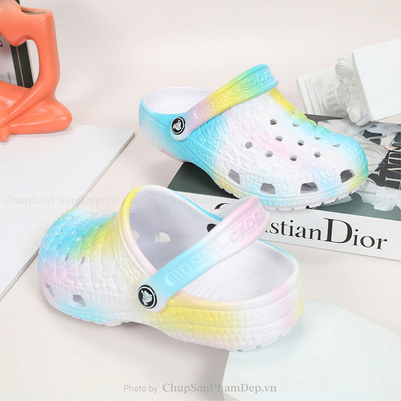 Sục Crocs Phối Loang Màu Siêu Hot