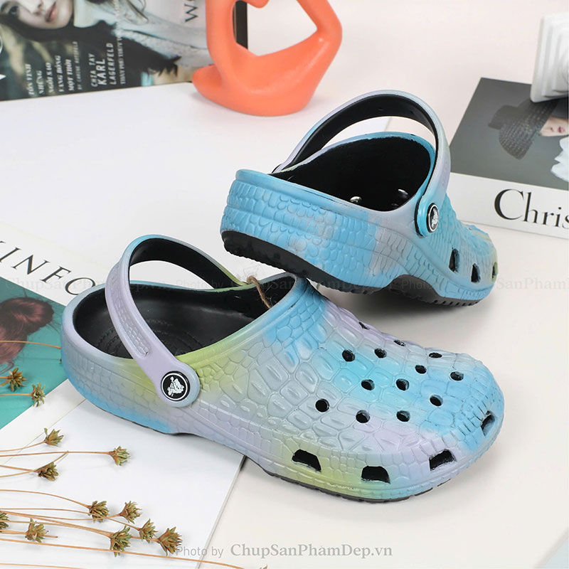 Sục Crocs Phối Loang Màu Siêu Hot