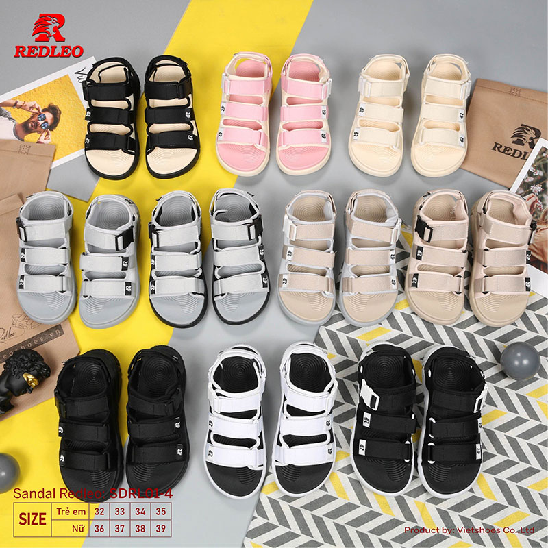 Giày Sandal 3 Quai Phối Khóa Cao Cấp