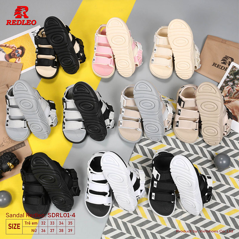 Giày Sandal 3 Quai Phối Khóa Cao Cấp