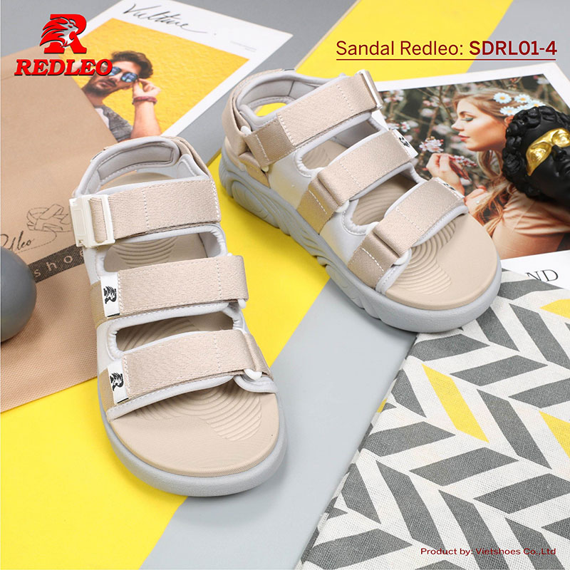 Giày Sandal 3 Quai Phối Khóa Cao Cấp