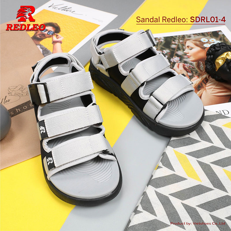 Giày Sandal 3 Quai Phối Khóa Cao Cấp