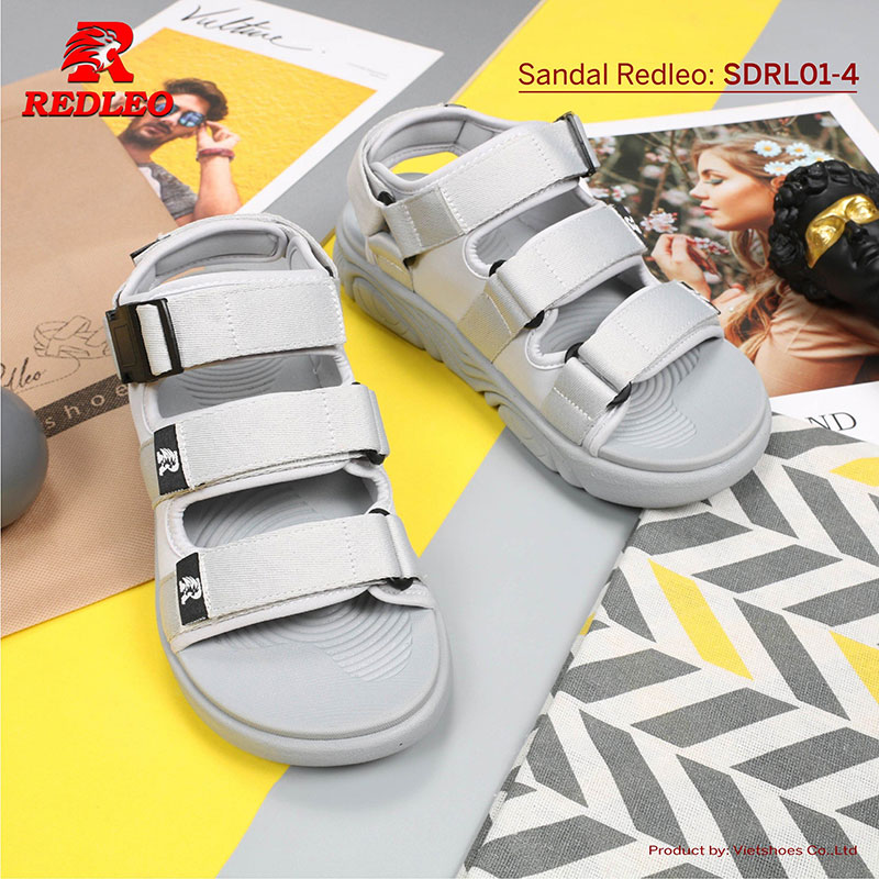 Giày Sandal 3 Quai Phối Khóa Cao Cấp