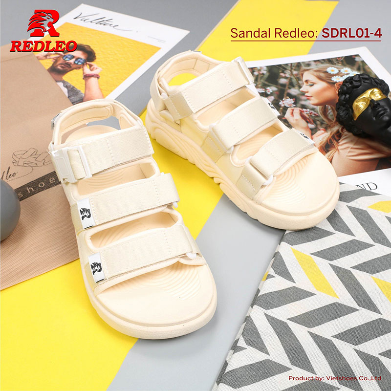 Giày Sandal 3 Quai Phối Khóa Cao Cấp