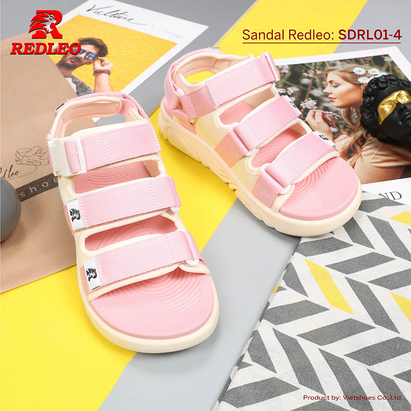 Giày Sandal 3 Quai Phối Khóa Cao Cấp