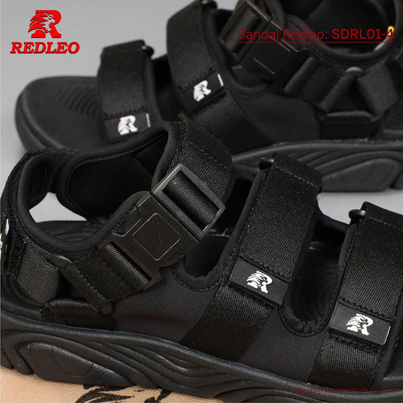 Giày Sandal 3 Quai Phối Khóa Cao Cấp