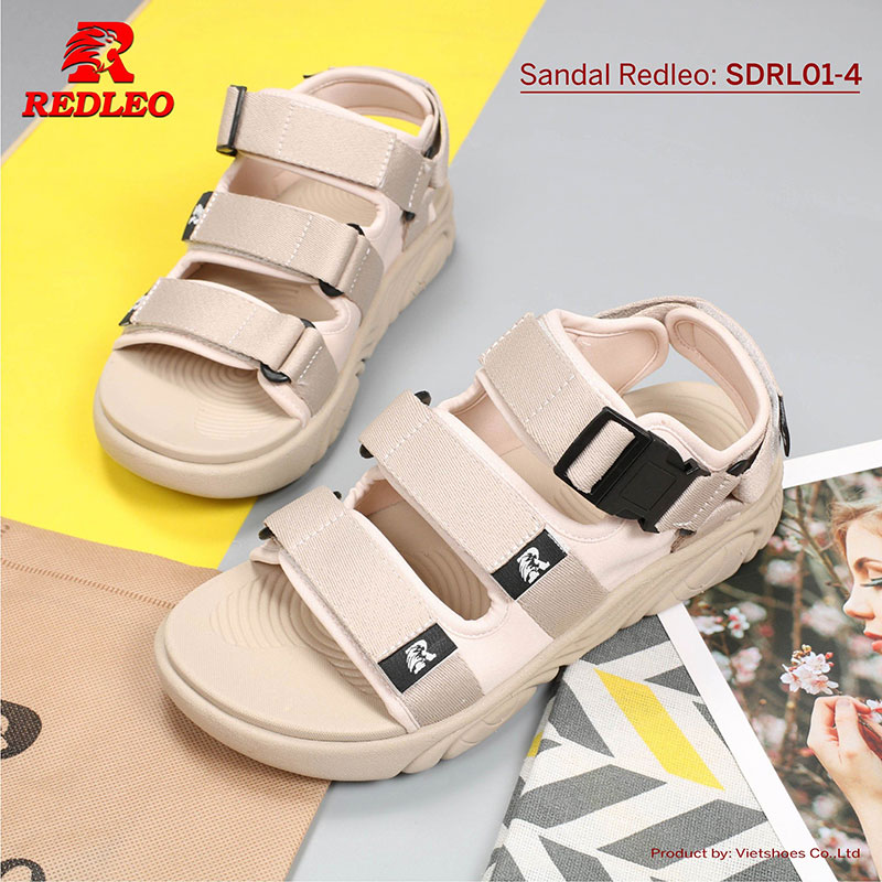 Giày Sandal 3 Quai Phối Khóa Cao Cấp