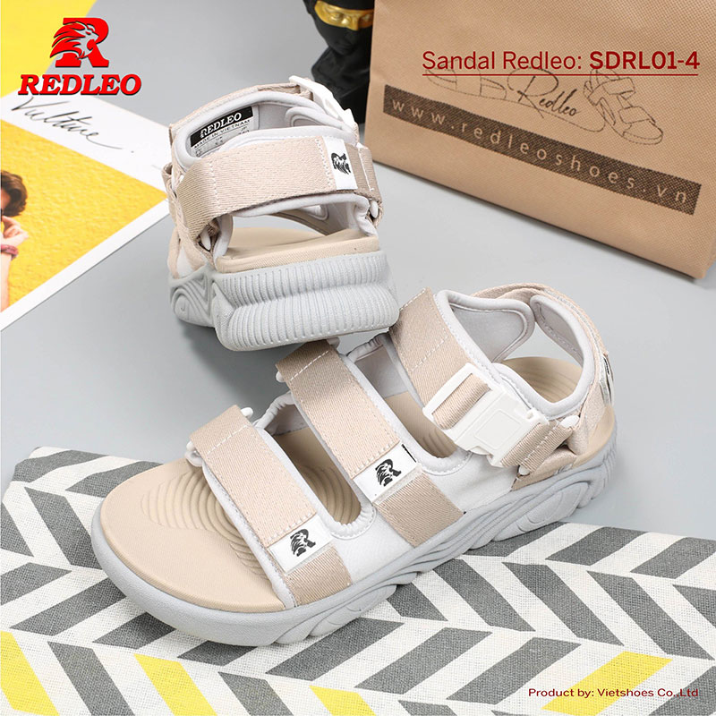 Giày Sandal 3 Quai Phối Khóa Cao Cấp