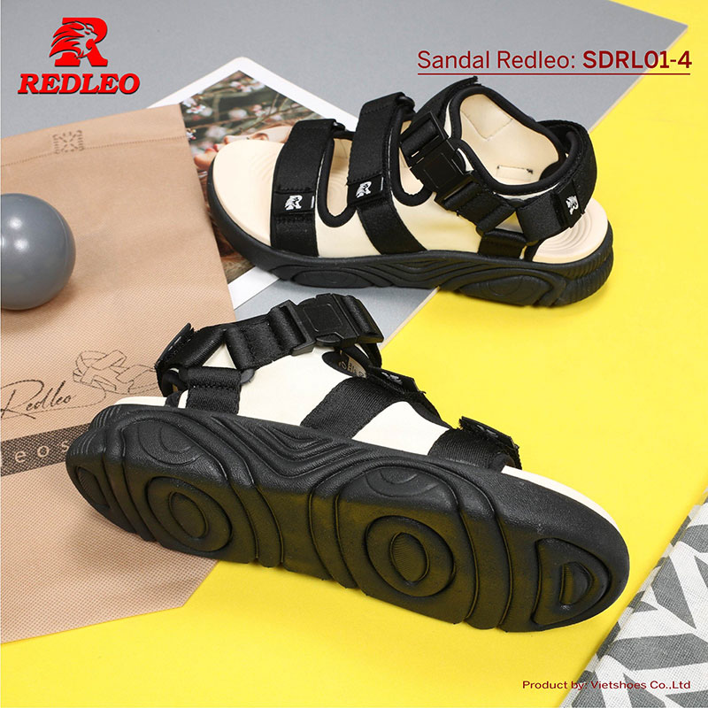 Giày Sandal 3 Quai Phối Khóa Cao Cấp