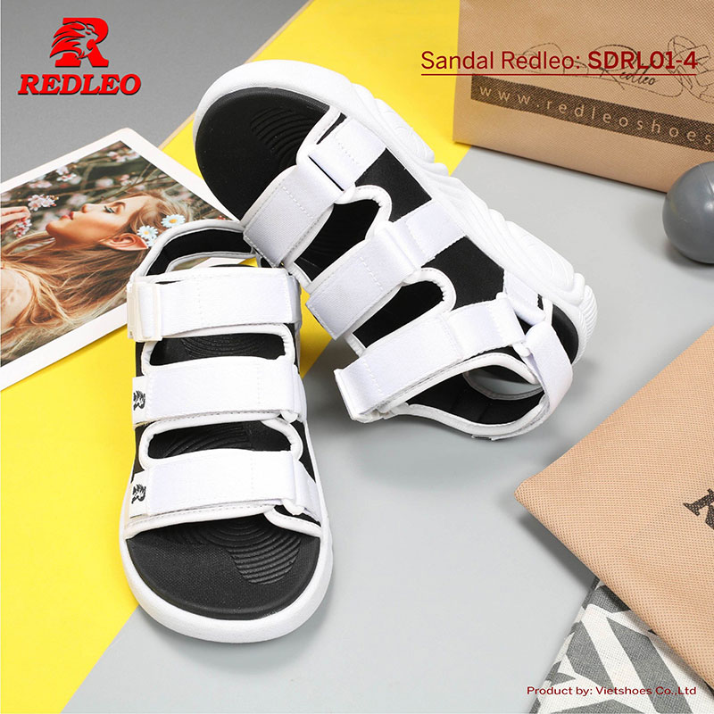 Giày Sandal 3 Quai Phối Khóa Cao Cấp