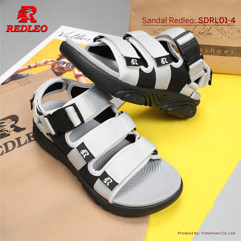 Giày Sandal 3 Quai Phối Khóa Cao Cấp