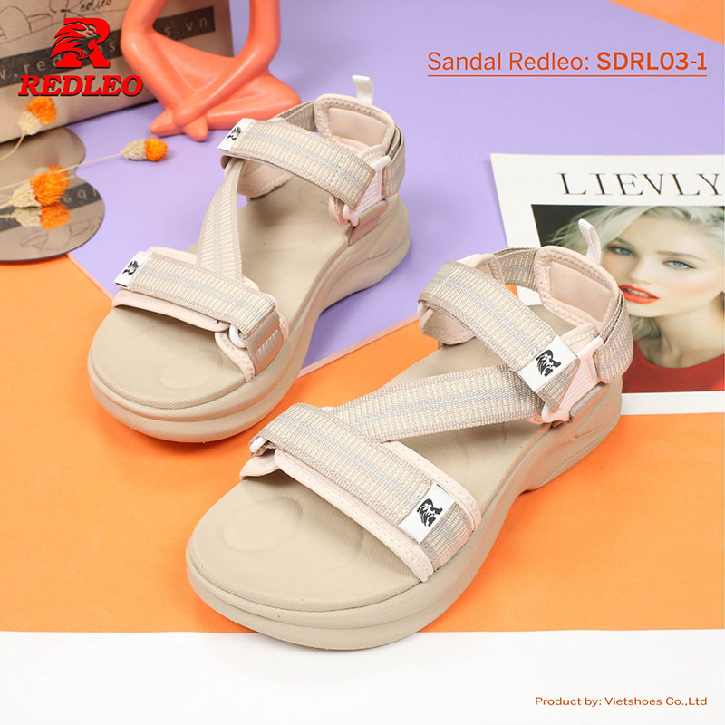 Giày Sandal Quai Họa Tiết Redleo Cao Cấp