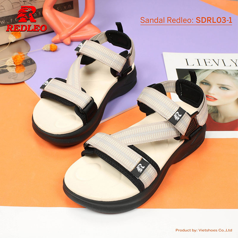 Giày Sandal Quai Họa Tiết Redleo Cao Cấp