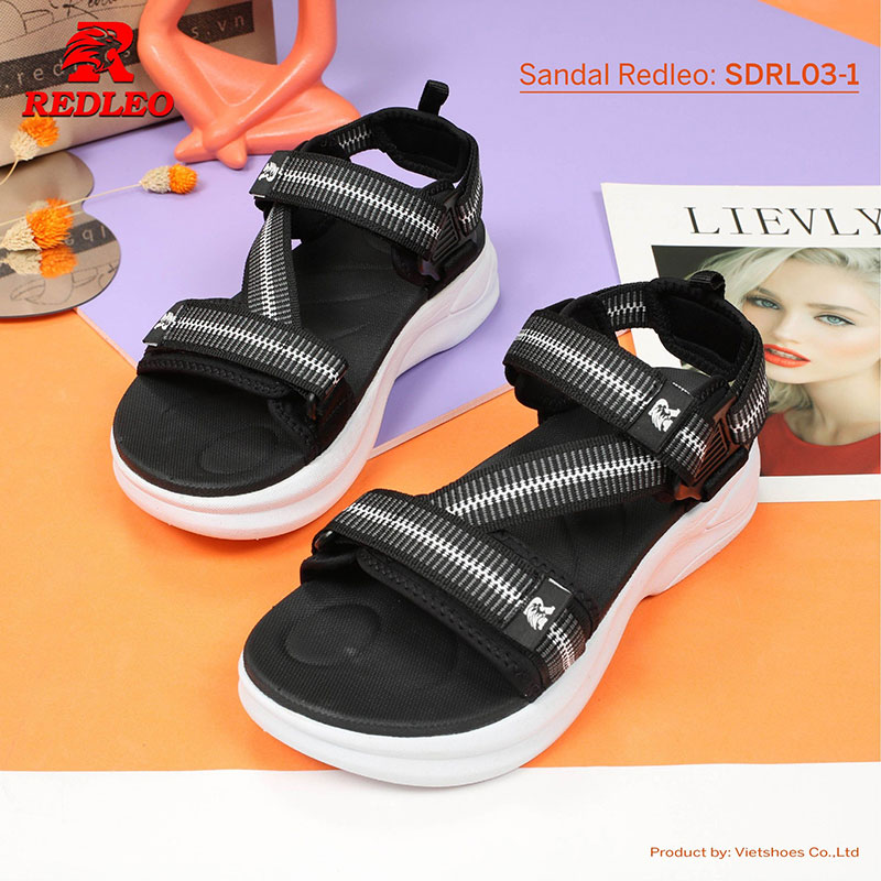 Giày Sandal Quai Họa Tiết Redleo Cao Cấp