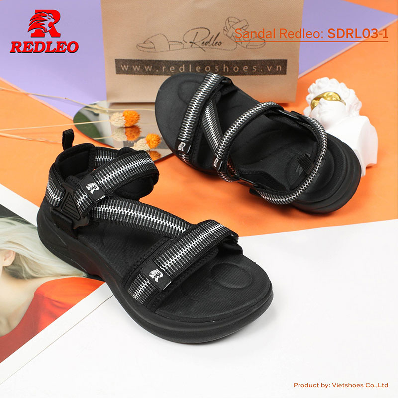 Giày Sandal Quai Họa Tiết Redleo Cao Cấp