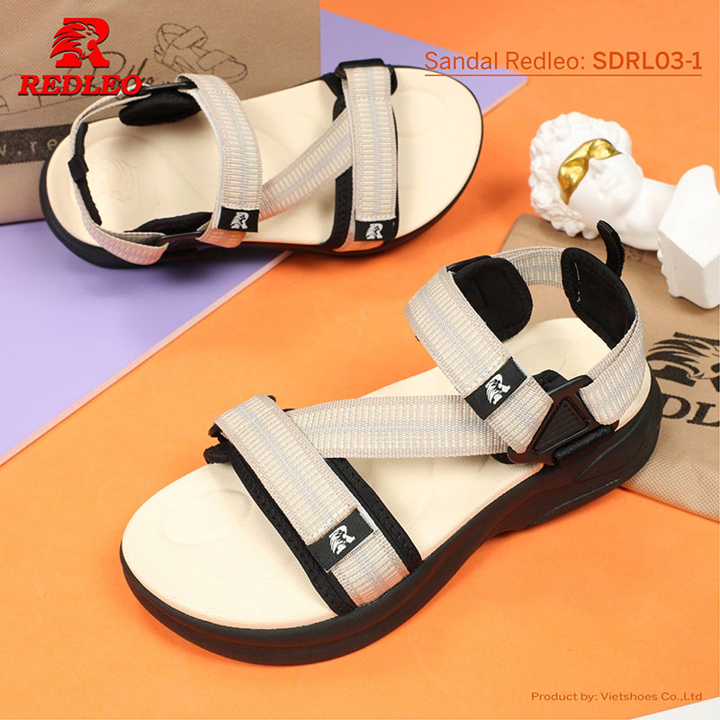 Giày Sandal Quai Họa Tiết Redleo Cao Cấp