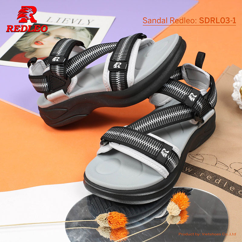 Giày Sandal Quai Họa Tiết Redleo Cao Cấp