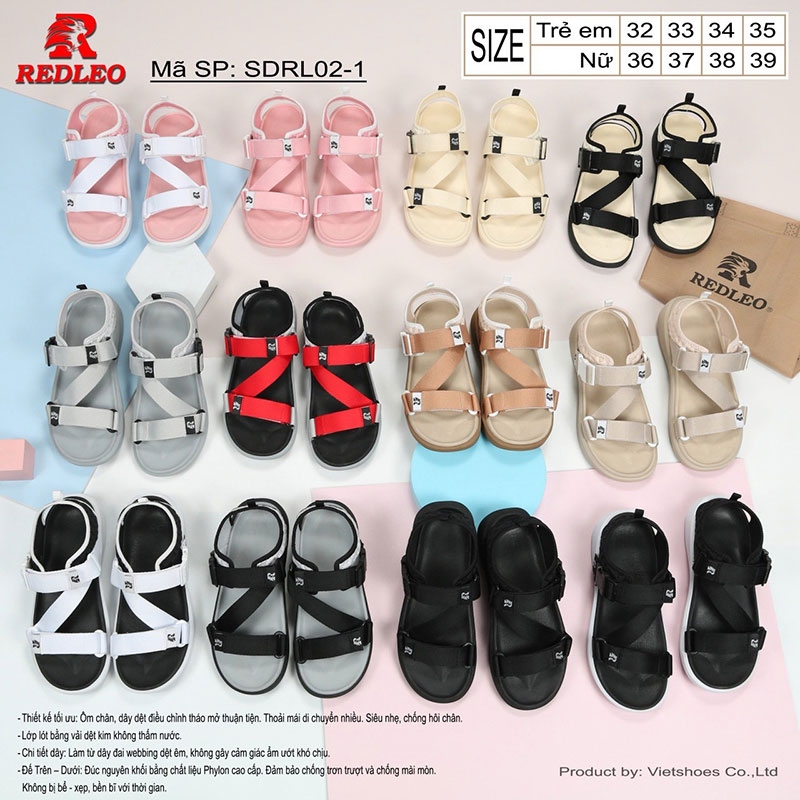 Giày Sandal Redleo Dây Chéo New Cao Cấp