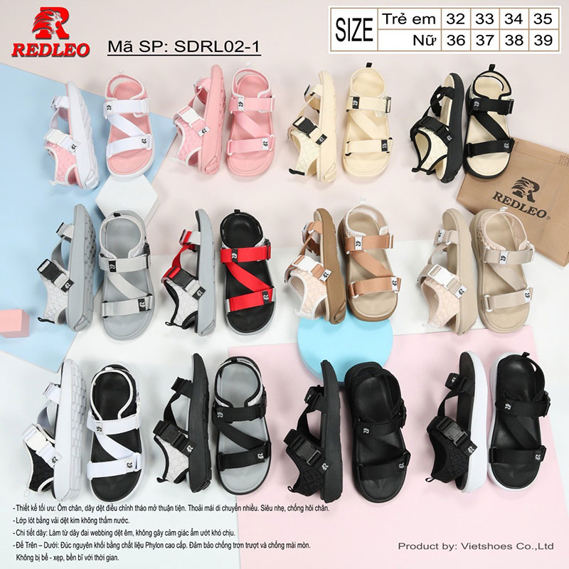 Giày Sandal Redleo Dây Chéo New Cao Cấp