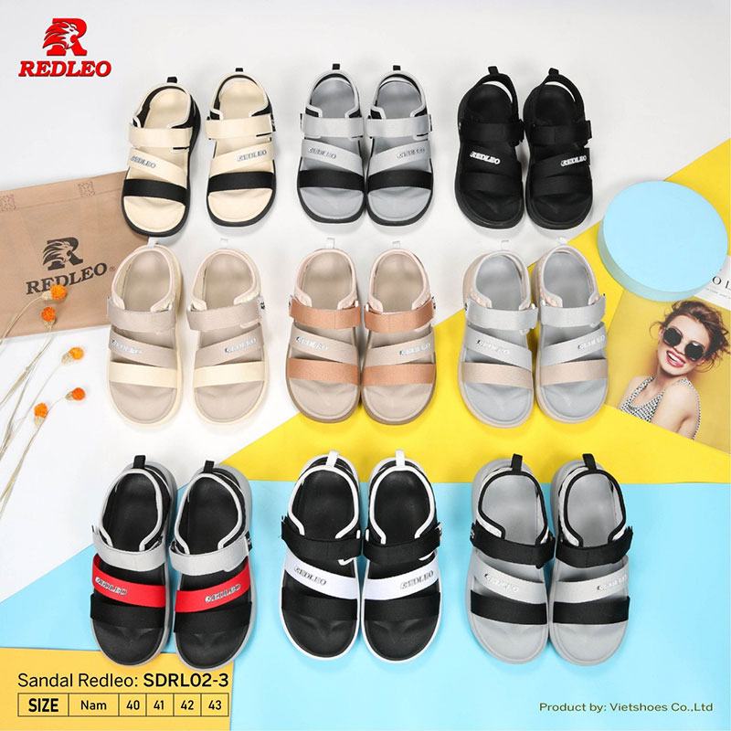 Giày Sandal Redleo Quai 2 Màu Cao Cấp