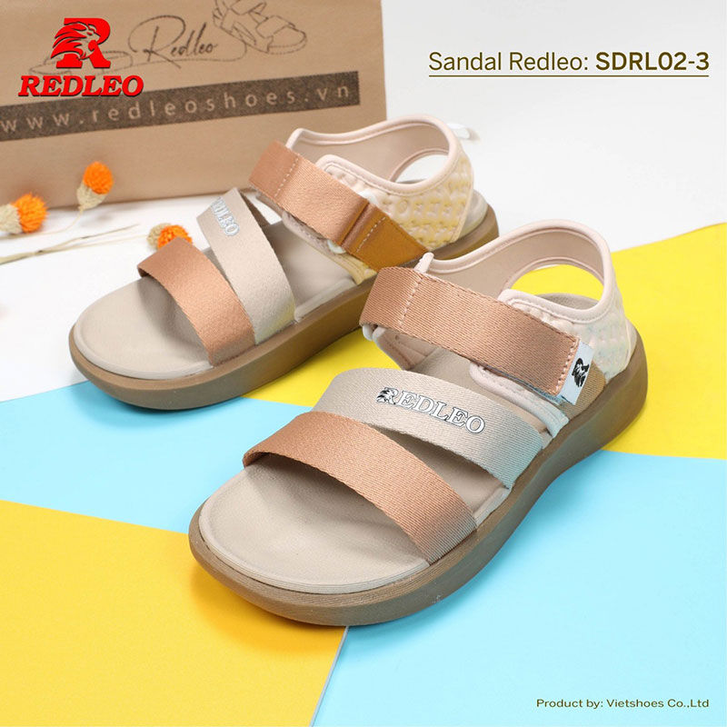 Giày Sandal Redleo Quai 2 Màu Cao Cấp