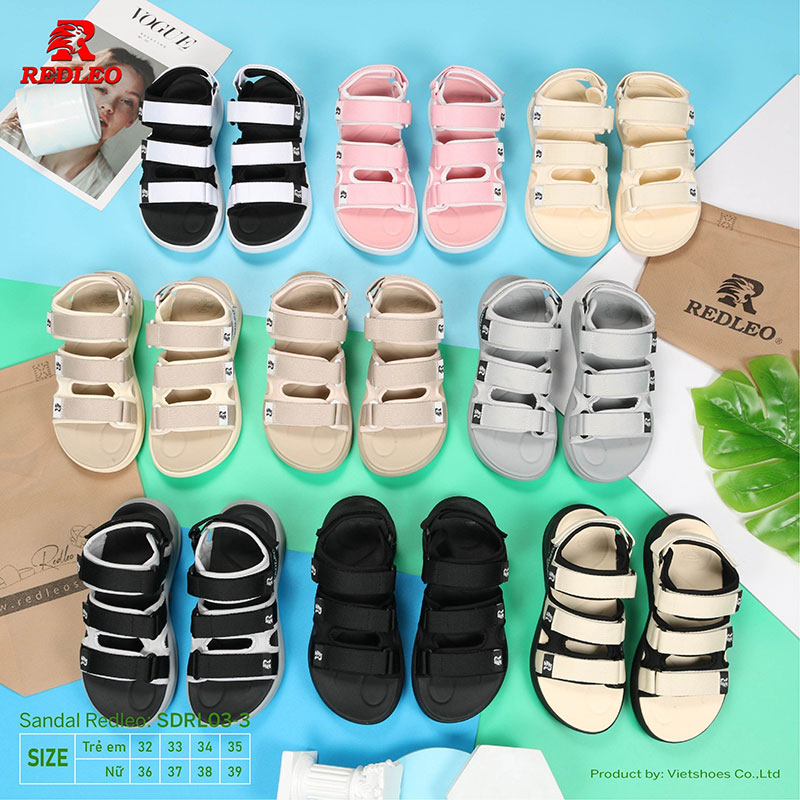 Sandal Basic 3 Quai Logo Redleo Năng Động