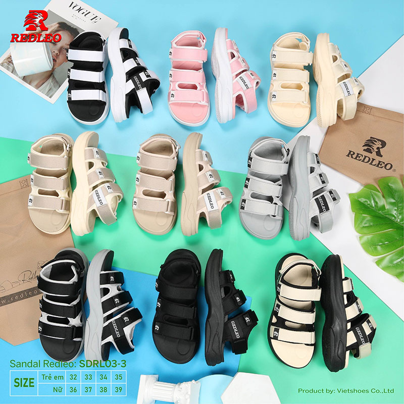 Sandal Basic 3 Quai Logo Redleo Năng Động