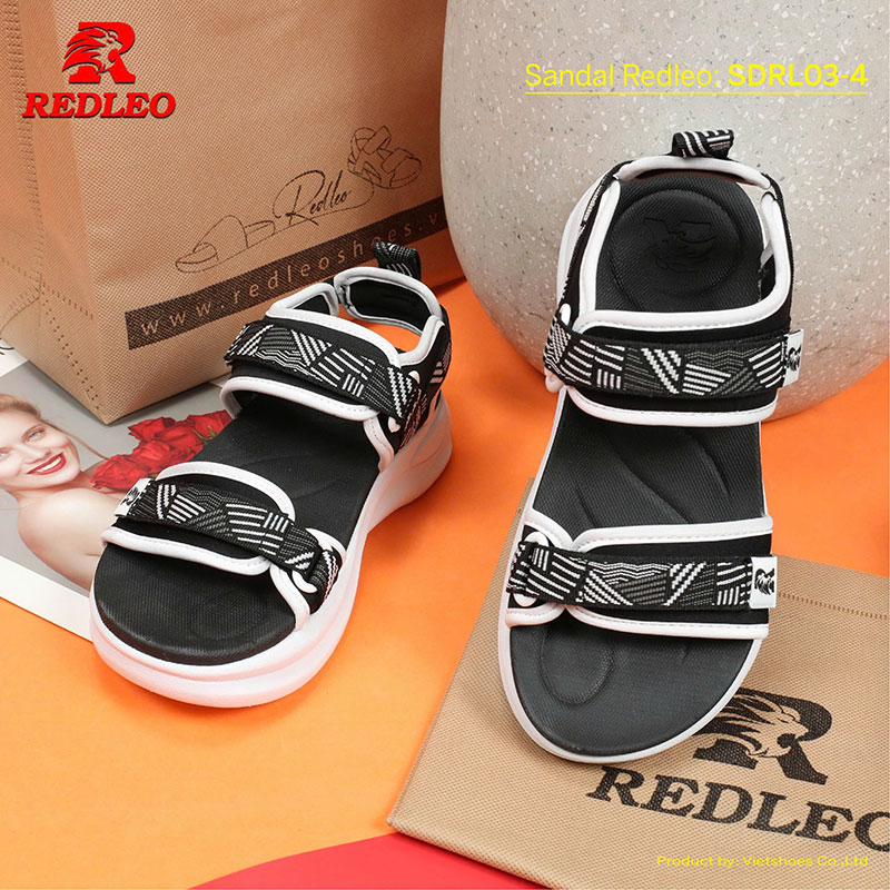 Sandal Hoạ Tiết Slides Redleo Cao Cấp