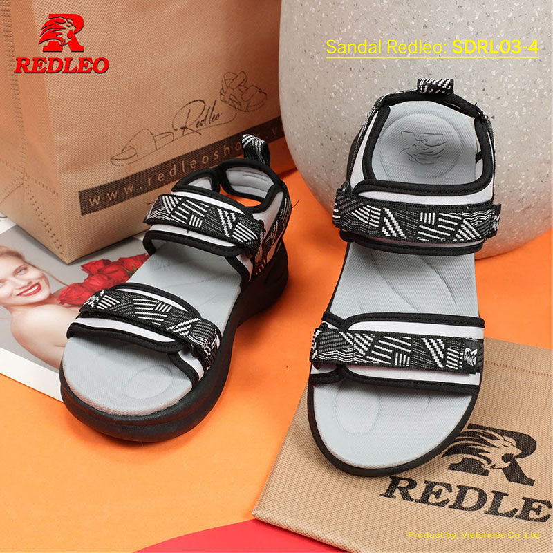 Sandal Hoạ Tiết Slides Redleo Cao Cấp