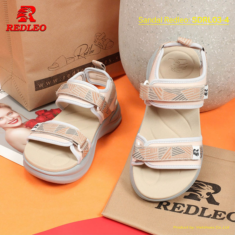 Sandal Hoạ Tiết Slides Redleo Cao Cấp