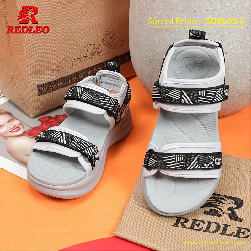 Sandal Hoạ Tiết Slides Redleo Cao Cấp