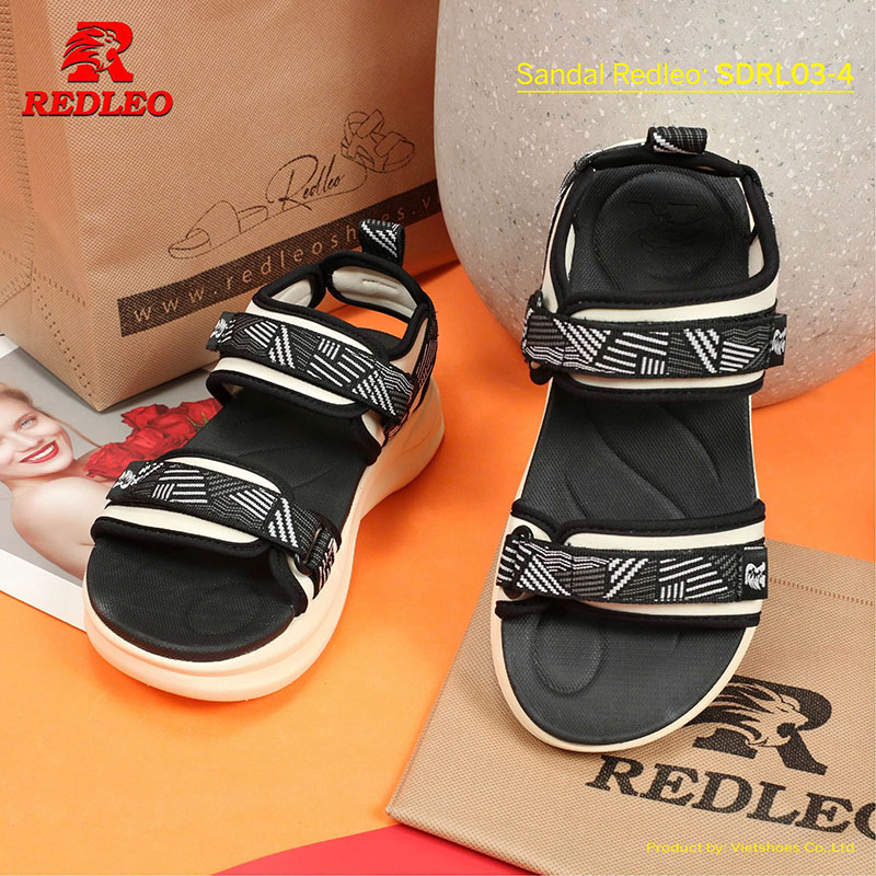 Sandal Hoạ Tiết Slides Redleo Cao Cấp