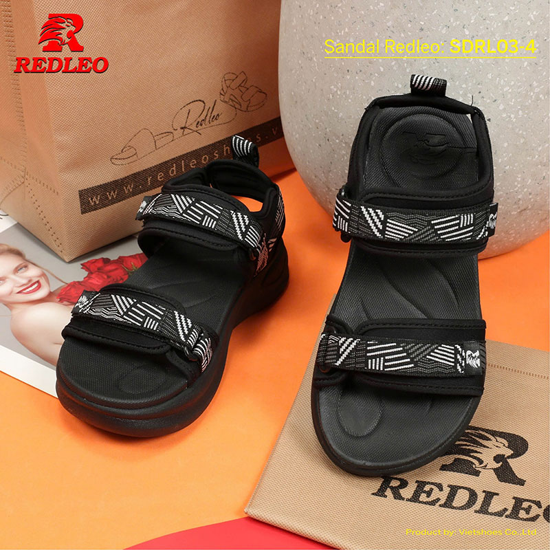 Sandal Hoạ Tiết Slides Redleo Cao Cấp